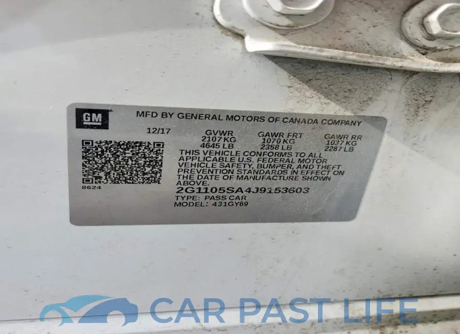 2G1105SA4J9153603# 13