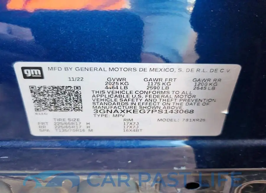 3GNAXKEG7PS143068# 14