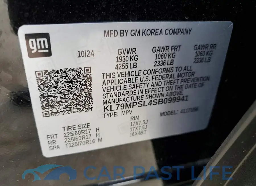 KL79MPSL4SB099941# 13