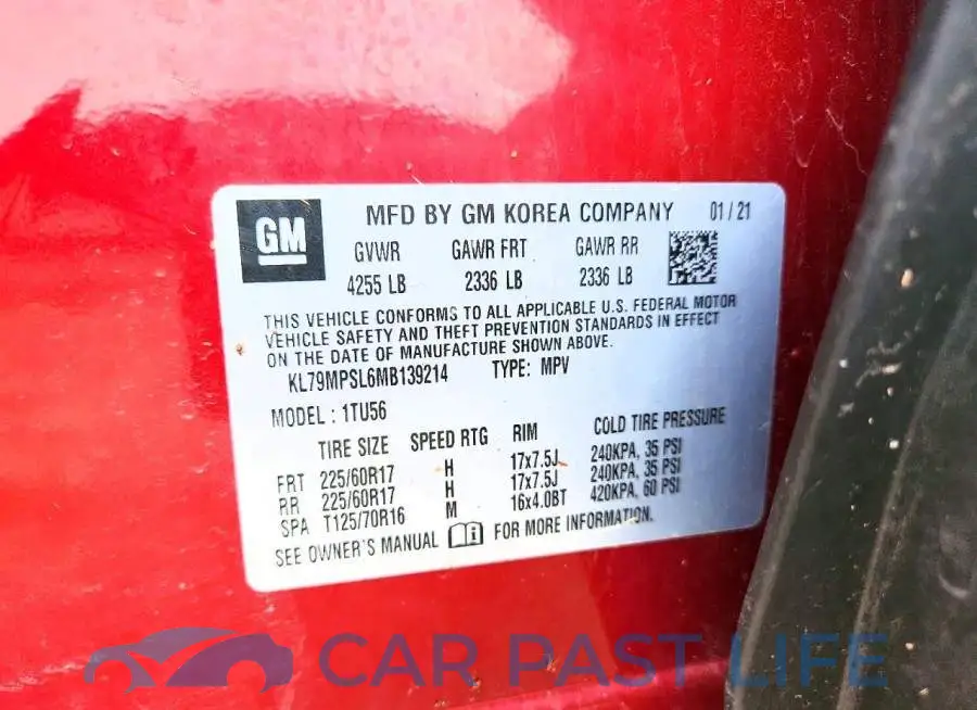 KL79MPSL6MB139214# 13