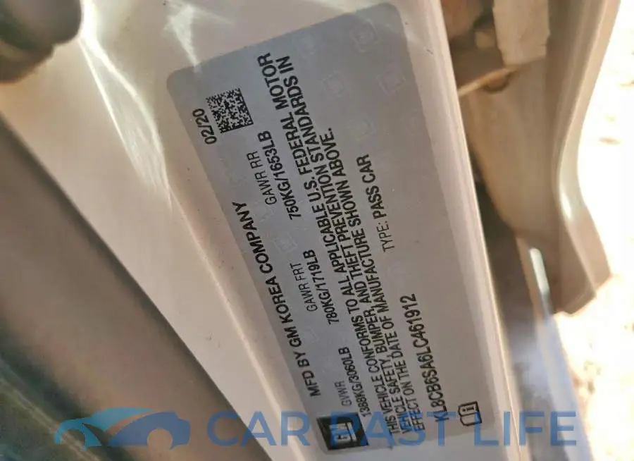 KL8CB6SA6LC461912# 13