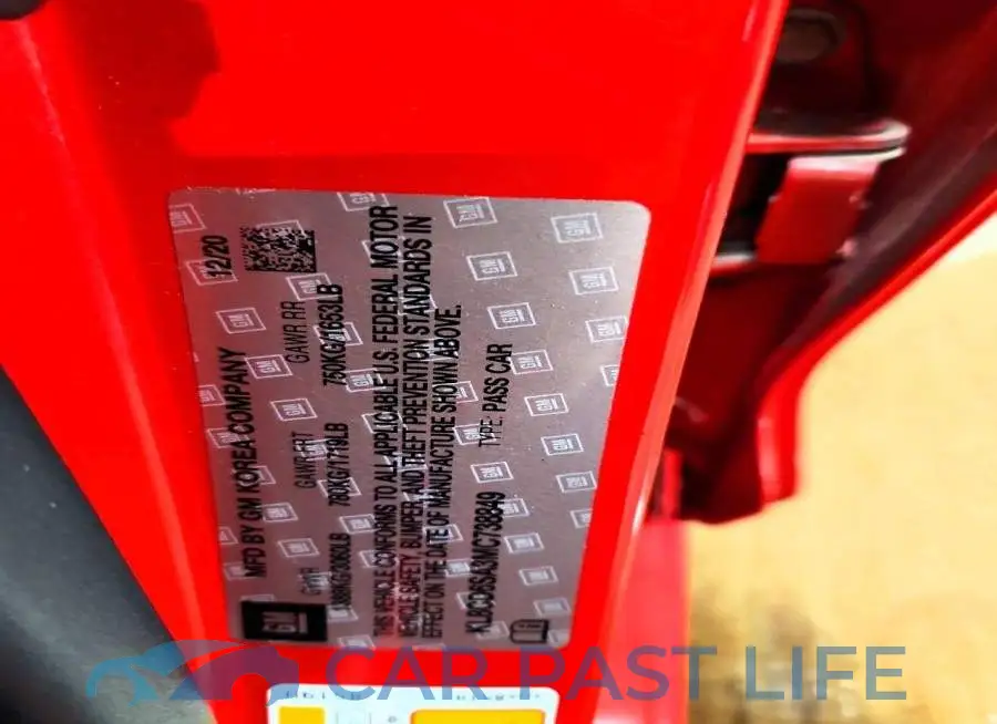 KL8CD6SA3MC738849# 12