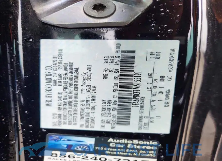 1FA6P8CF1M5155191# 12