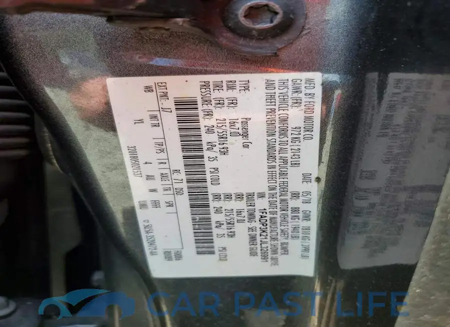 1FADP3K21JL326991# 12