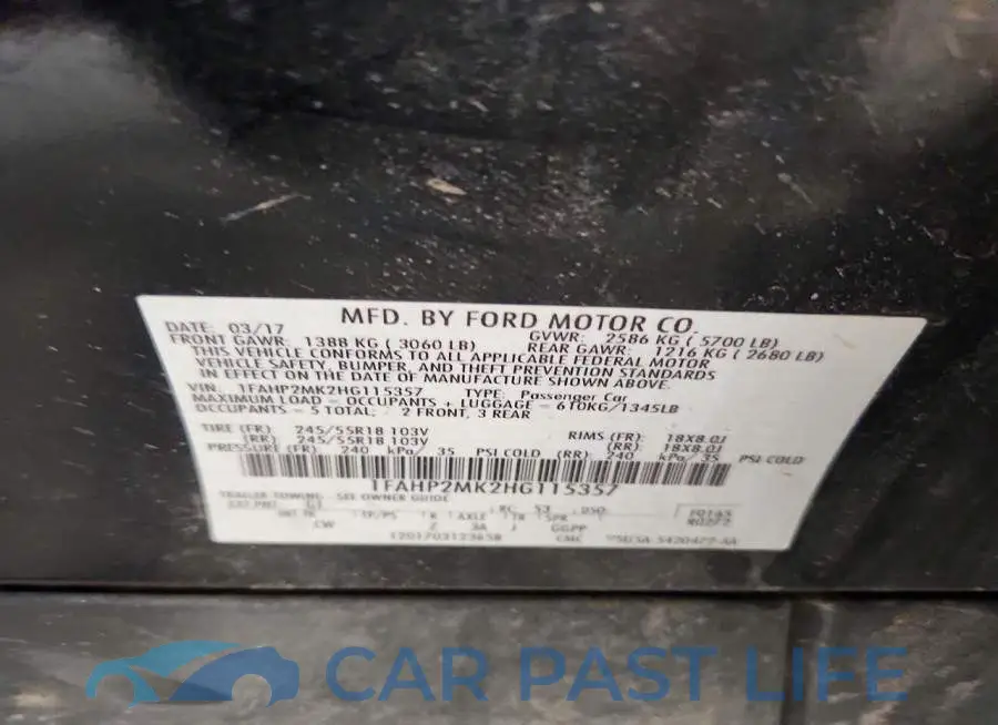1FAHP2MK2HG115357# 12