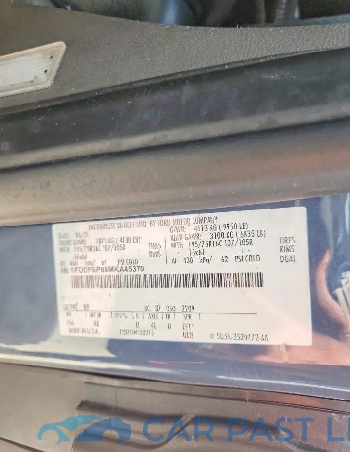 1FDDF6P88MKA45370# 14