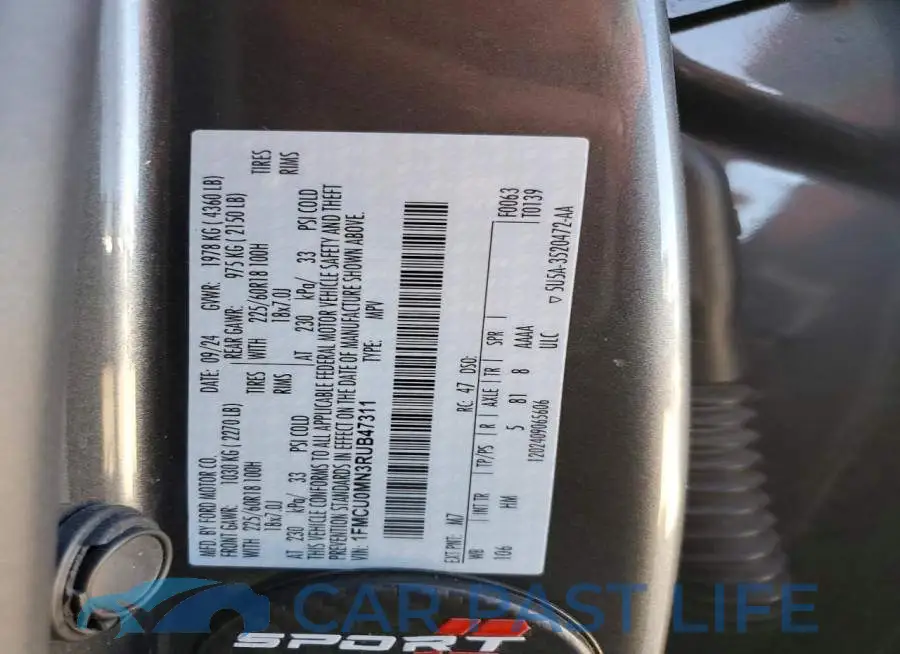 1FMCU0MN3RUB47311# 13
