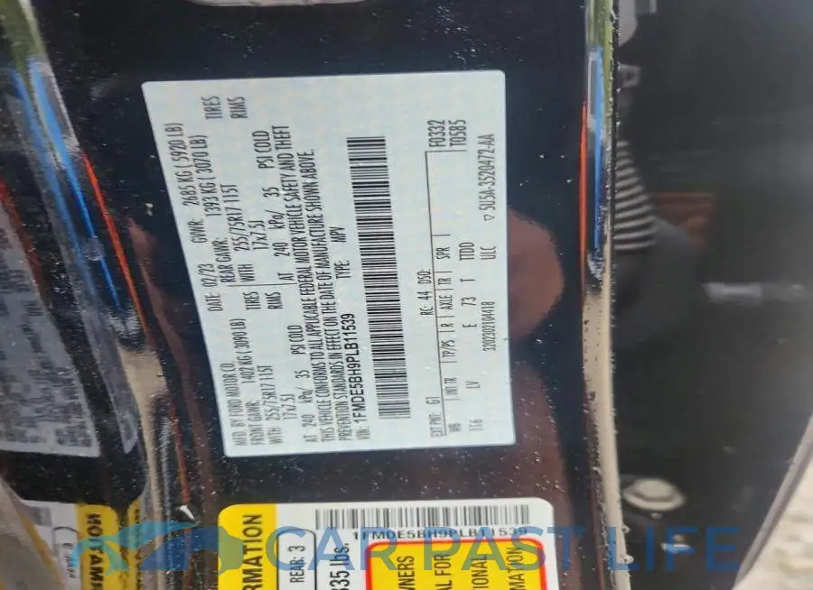 1FMDE5BH9PLB11539# 13