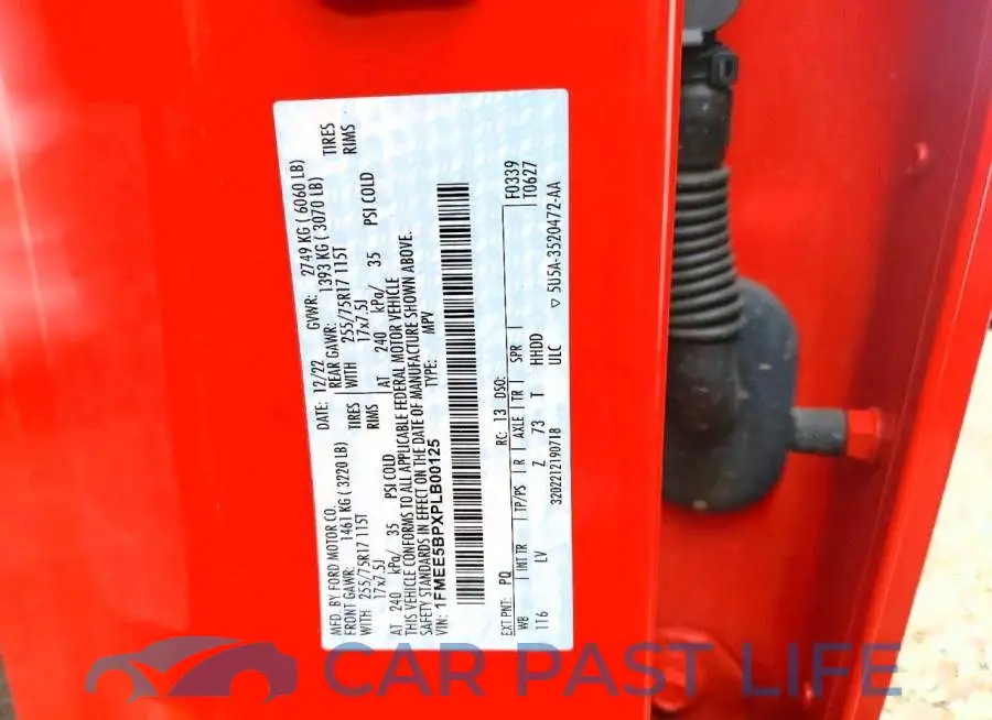 1FMEE5BPXPLB00125# 13