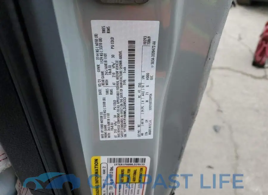 1FTER1FH8MLD29533# 12