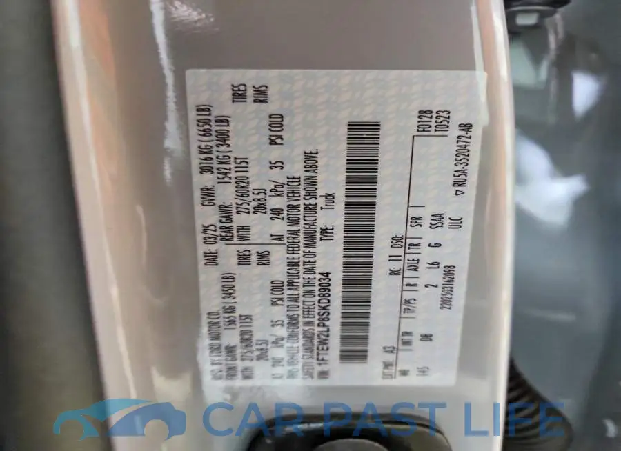 1FTEW2LP8SKD89034# 13