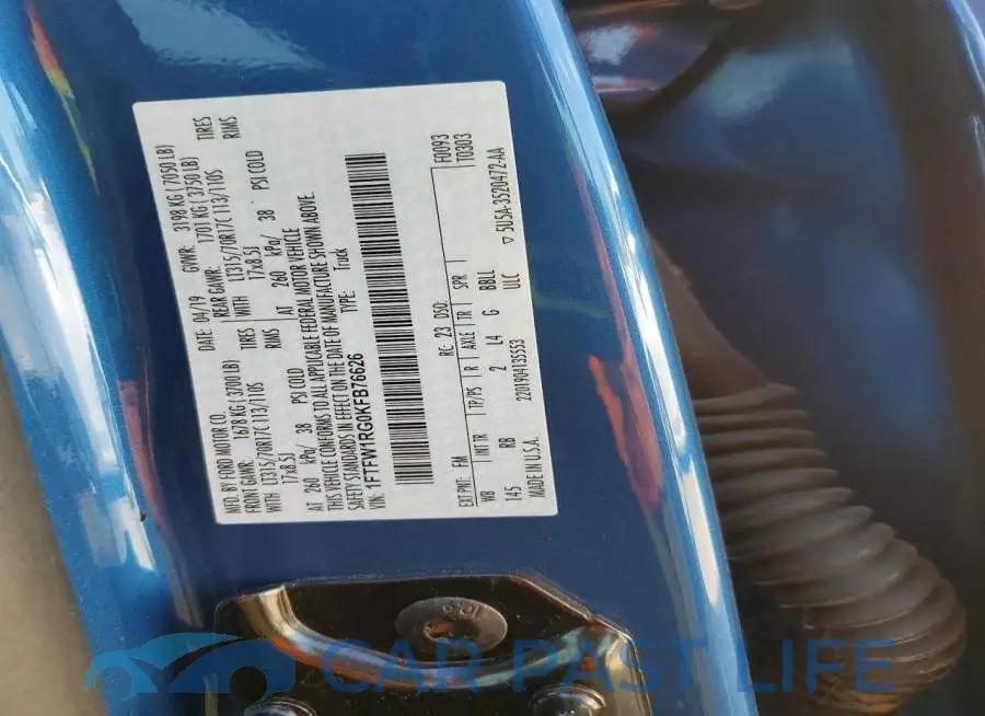 1FTFW1RG0KFB76626# 12