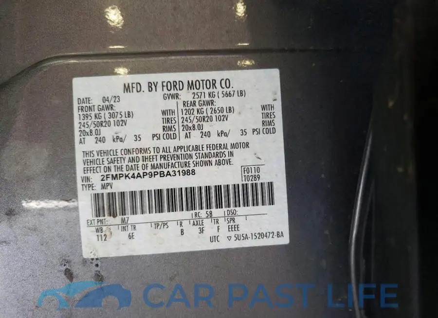 2FMPK4AP9PBA31988# 13