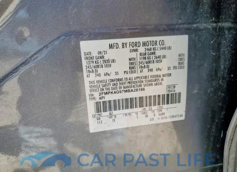 2FMPK4G97MBA28186# 12