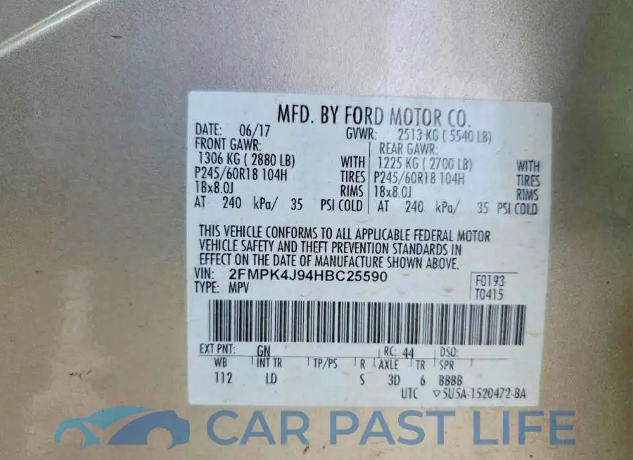 2FMPK4J94HBC25590# 13