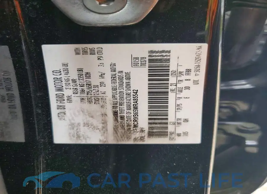3FMCR9B65MRA85542# 13