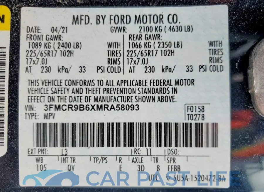 3FMCR9B6XMRA58093# 13