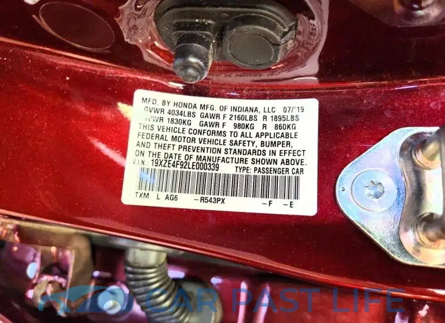19XZE4F92LE000339# 12