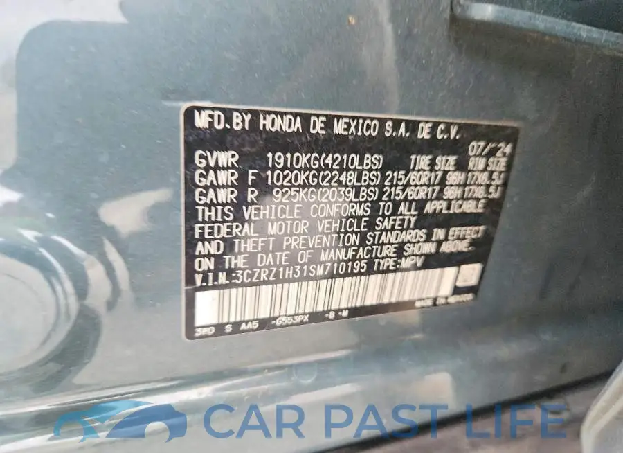 3CZRZ1H31SM710195# 13
