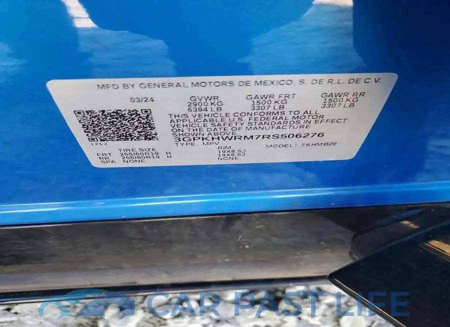 3GPKHWRM7RS506276# 13
