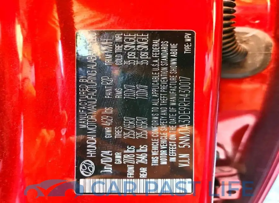 5NMJA3DE9RH430017# 14