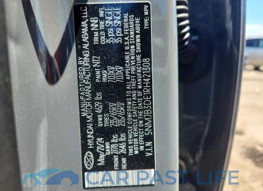 5NMJB3DE1RH421308# 13