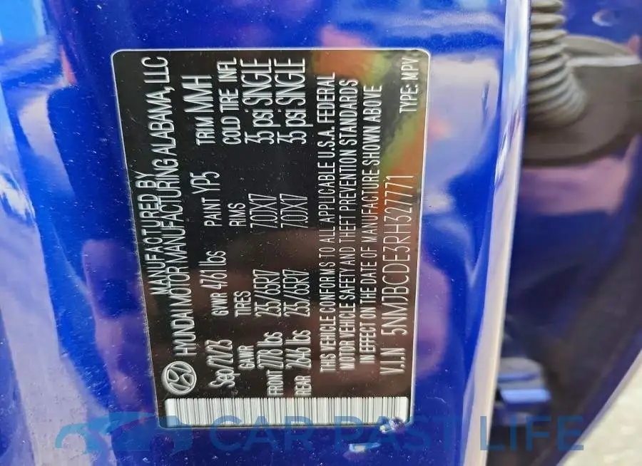 5NMJBCDE3RH327771# 14
