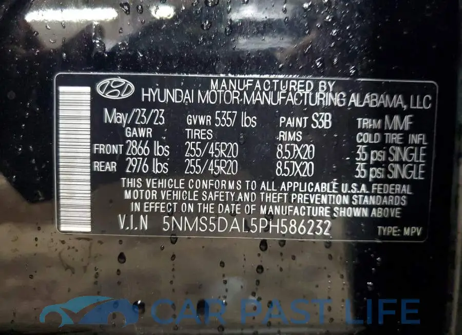 5NMS5DAL5PH586232# 12