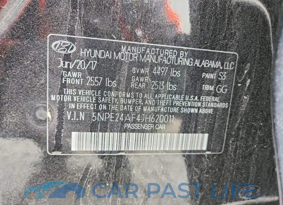 5NPE24AF4JH620011# 12