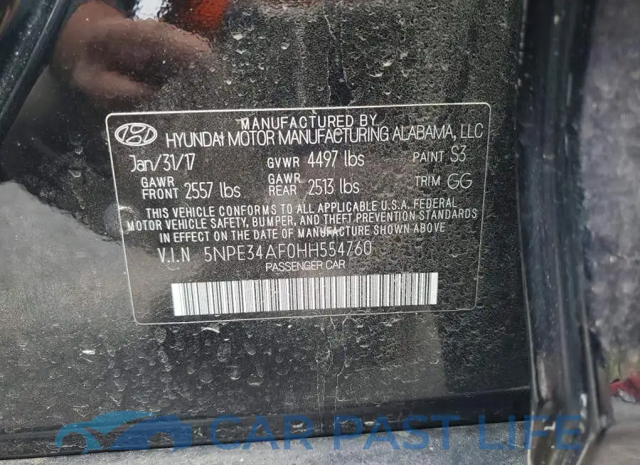 5NPE34AF0HH554760# 12
