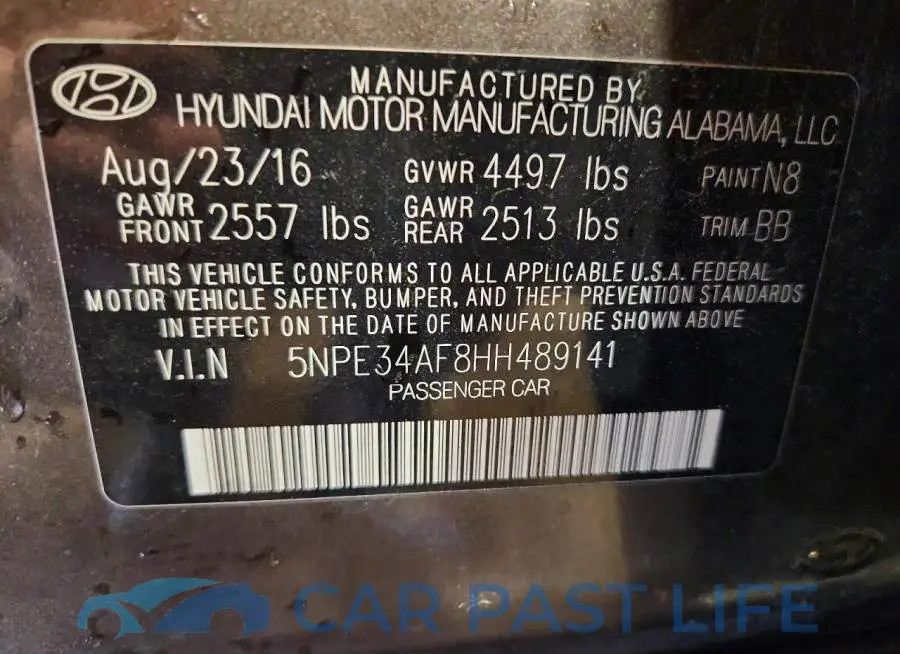 5NPE34AF8HH489141# 12