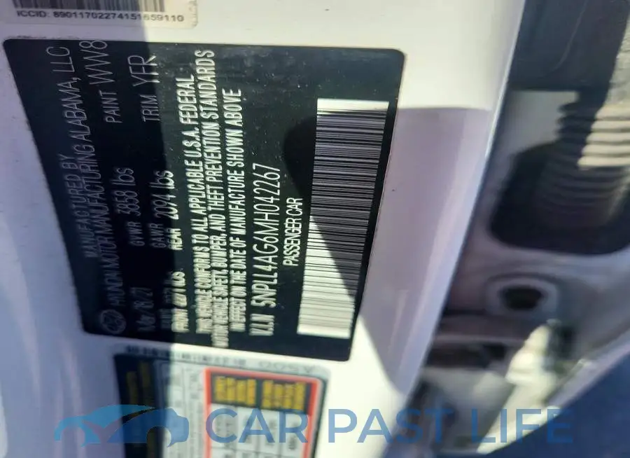 5NPLL4AG6MH042267# 12