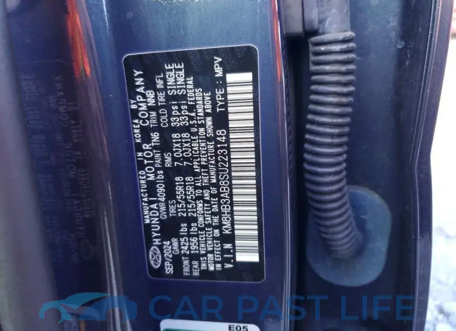 KM8HB3AB8SU223148# 13