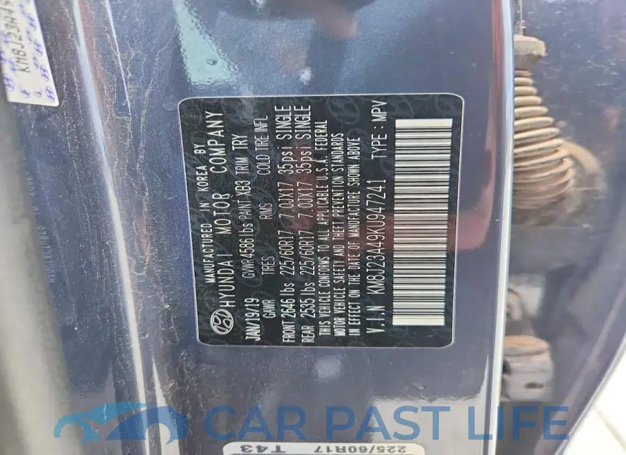 KM8J23A49KU947241# 12