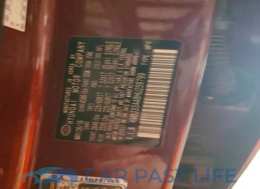 KM8J33A48HU259799# 14