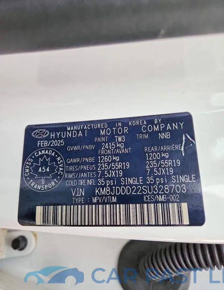 KM8JDDD22SU328703# 13