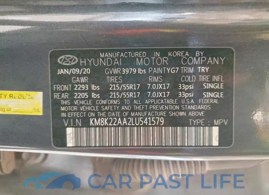 KM8K22AA2LU541579# 12