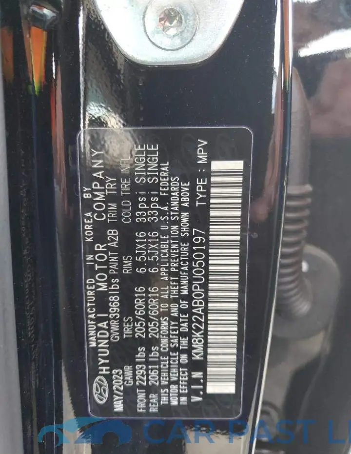KM8K22AB0PU050197# 13