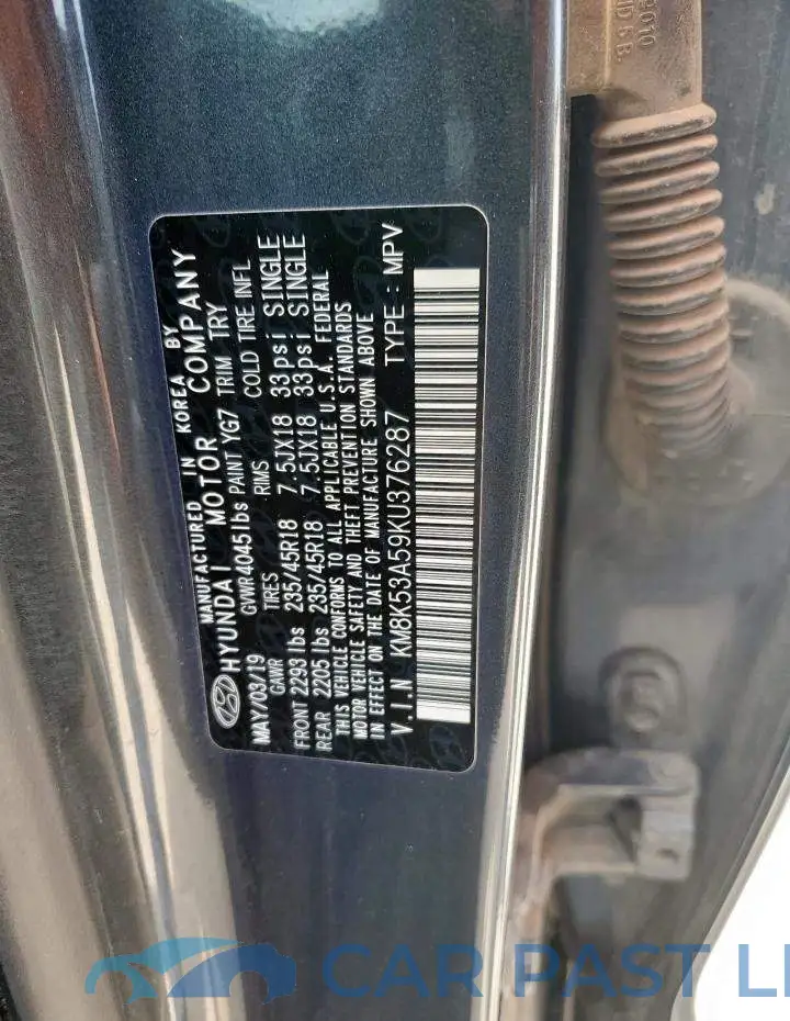 KM8K53A59KU376287# 13