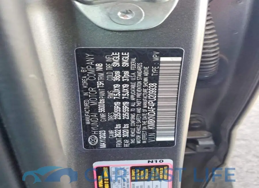 KM8KNDAF4PU209938# 12