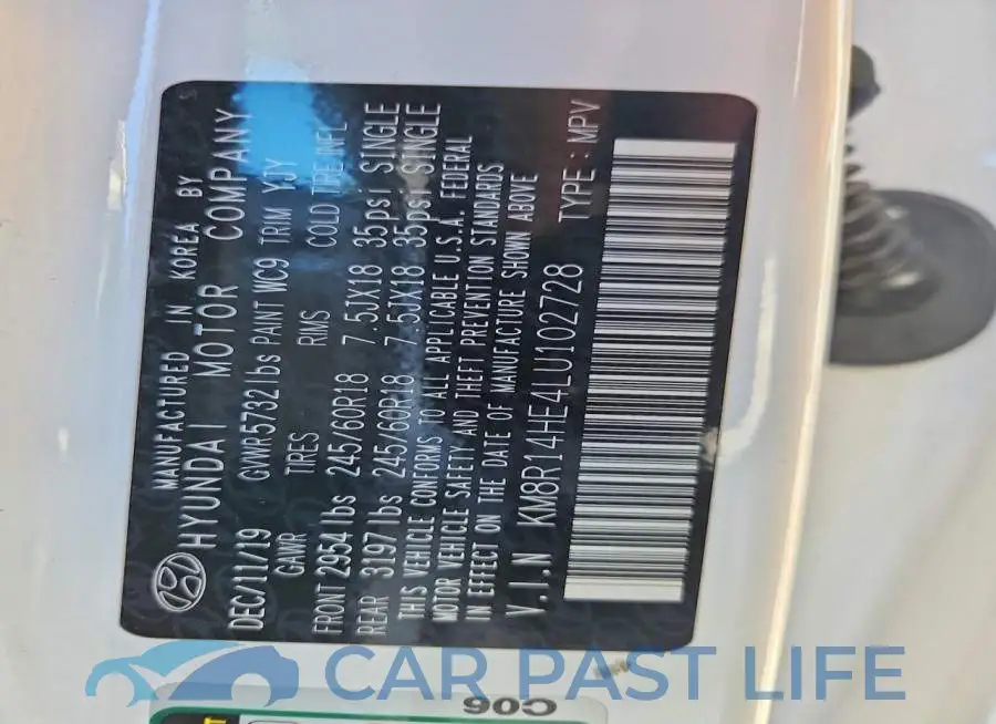 KM8R14HE4LU102728# 13