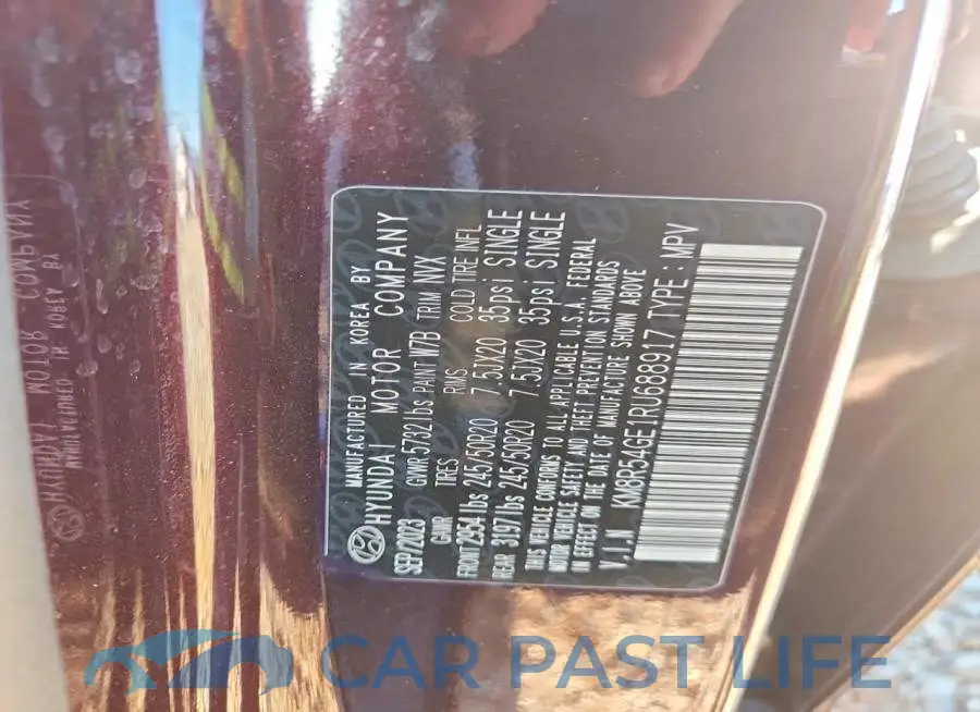 KM8R54GE1RU688917# 13