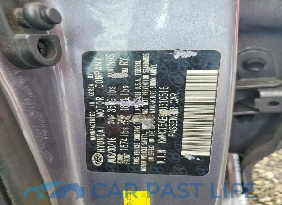 KMHCT5AE0HU310516# 12