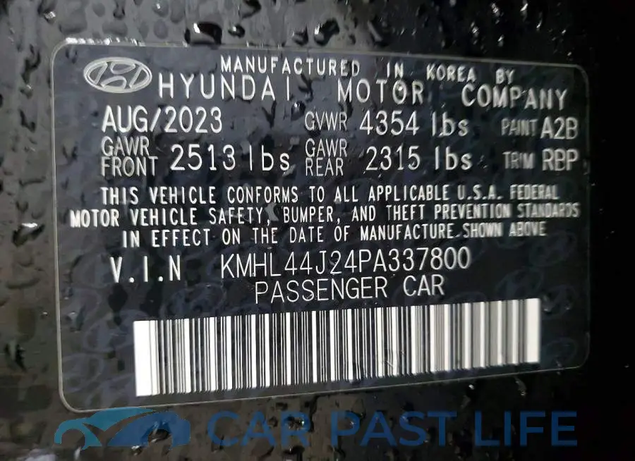 KMHL44J24PA337800# 12