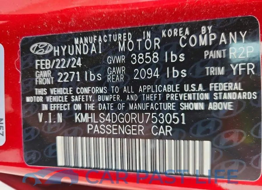 KMHLS4DG0RU753051# 13