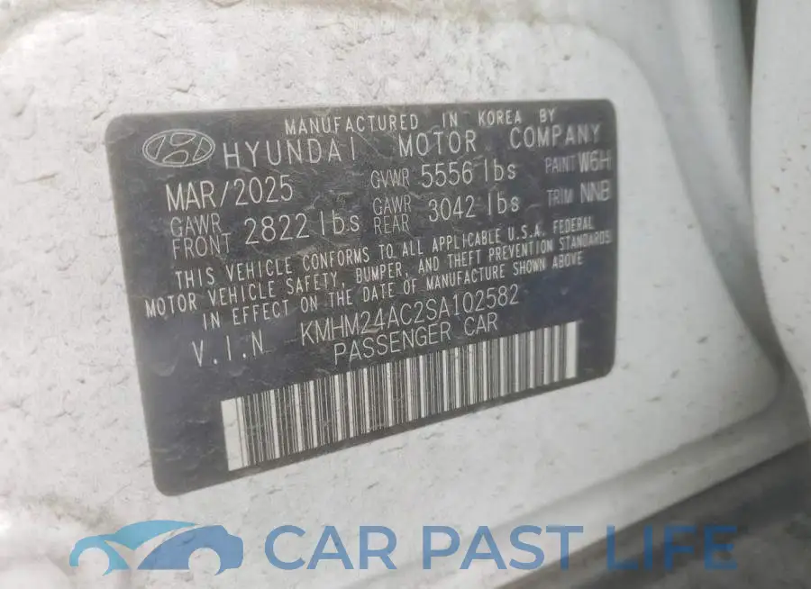 KMHM24AC2SA102582# 13