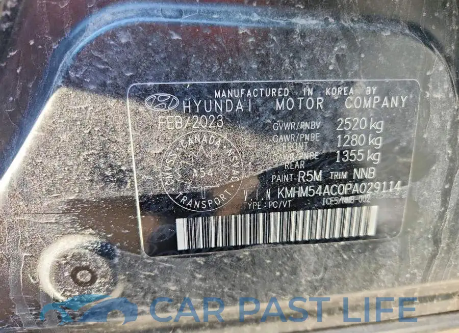 KMHM54AC0PA029114# 12