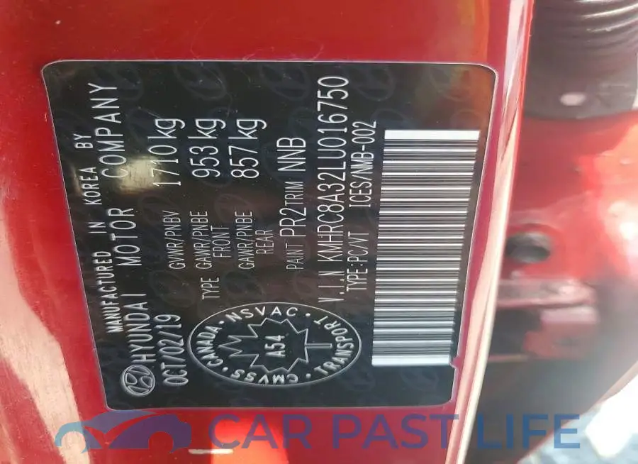 KMHRC8A32LU016750# 14
