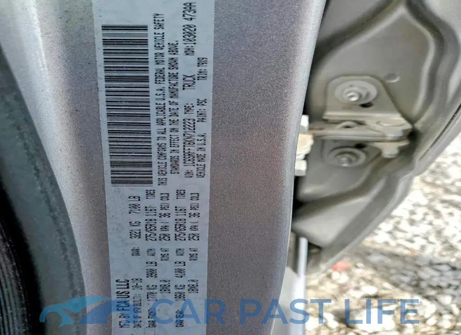 1C6SRFFT6KN712223# 12