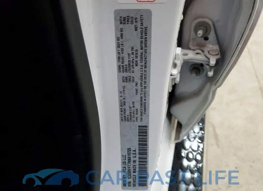 1C6SRFFT7NN419709# 12